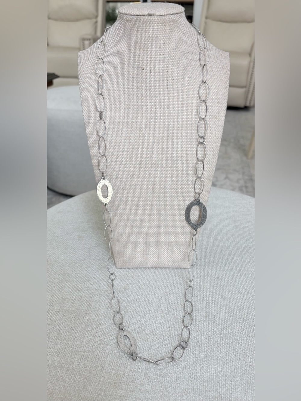 Silpada Sterling Silver Oval Link Necklace, N1506